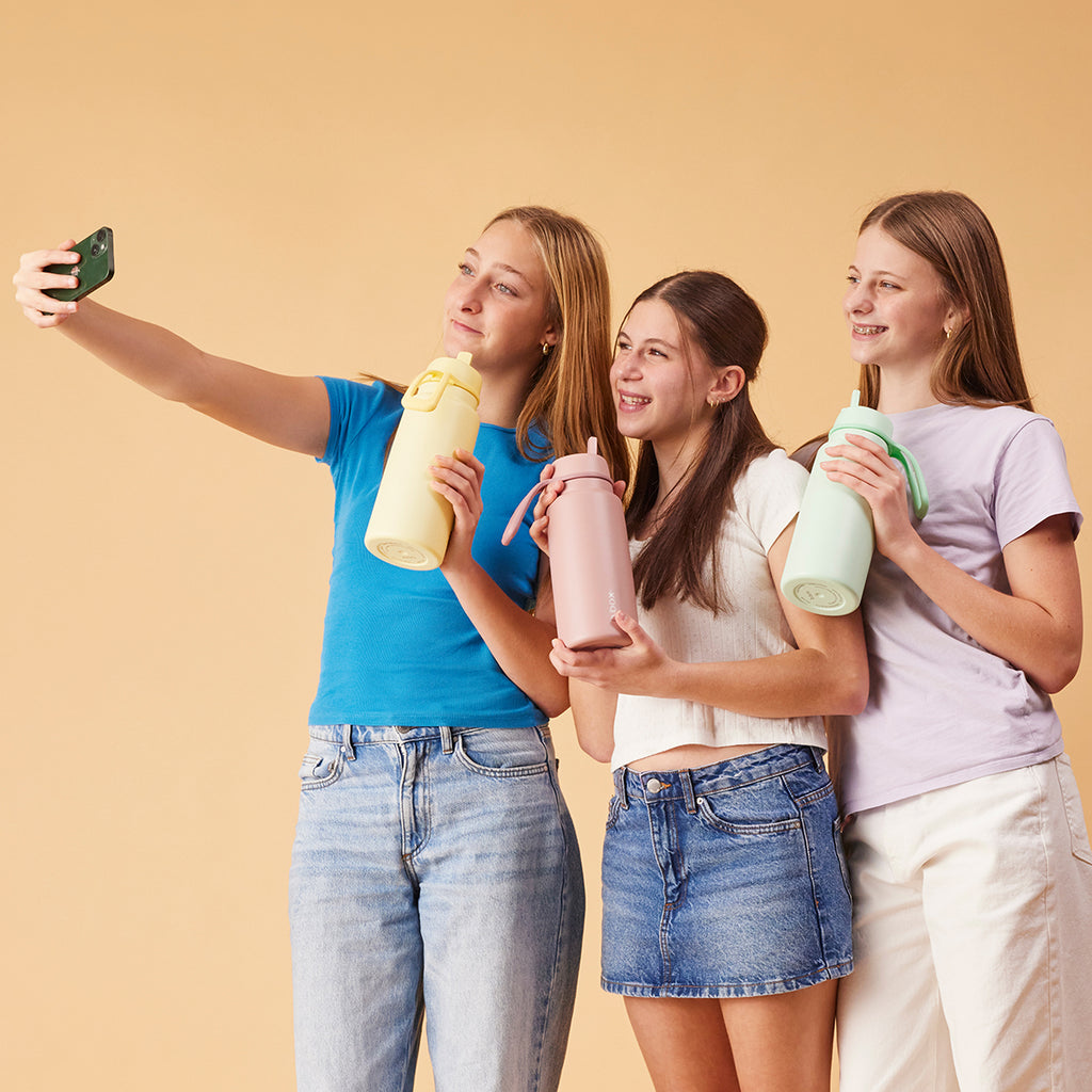 Bouteille isotherme Flip Top 1 litre - menthe verte