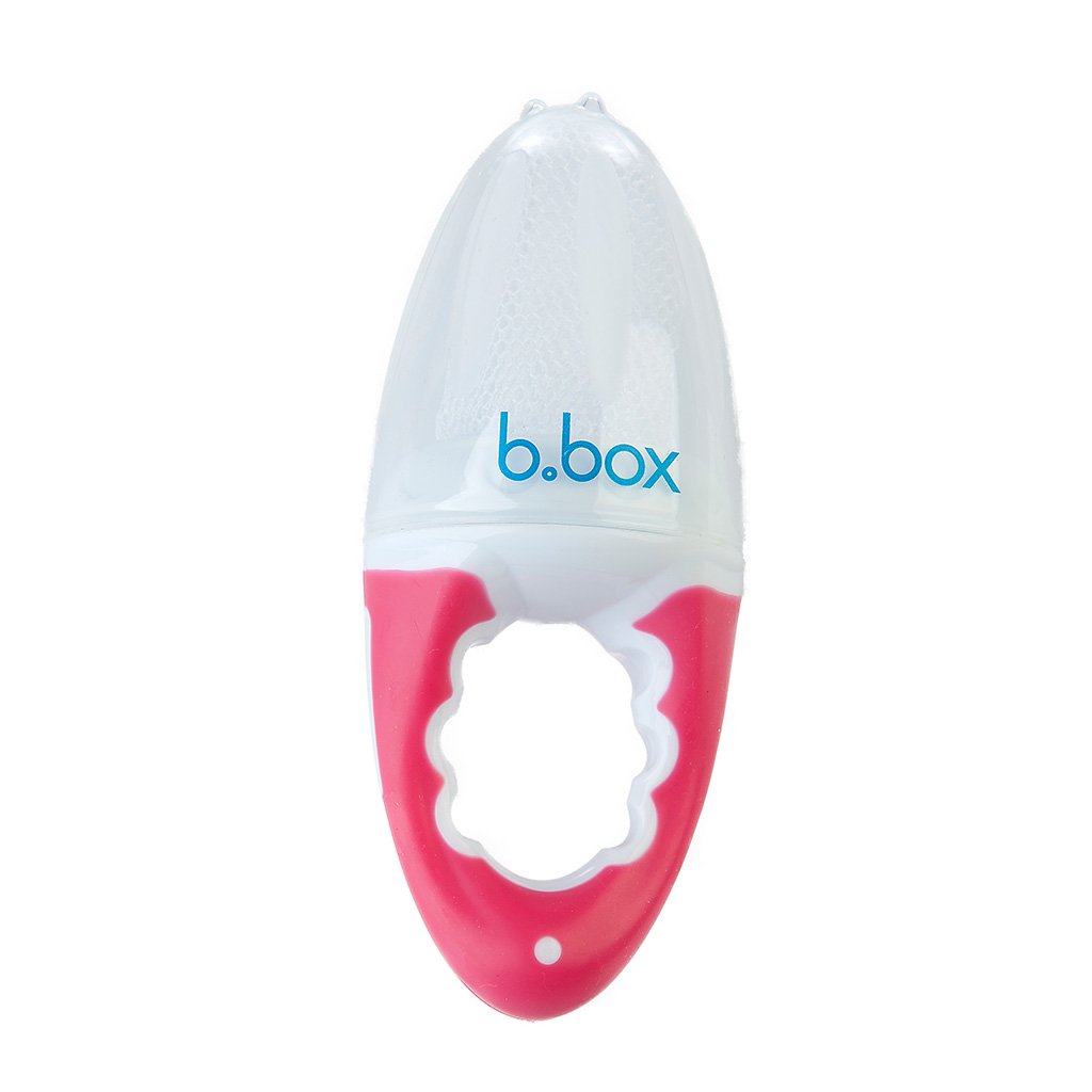 fresh food feeder - raspberry - b.box for kids