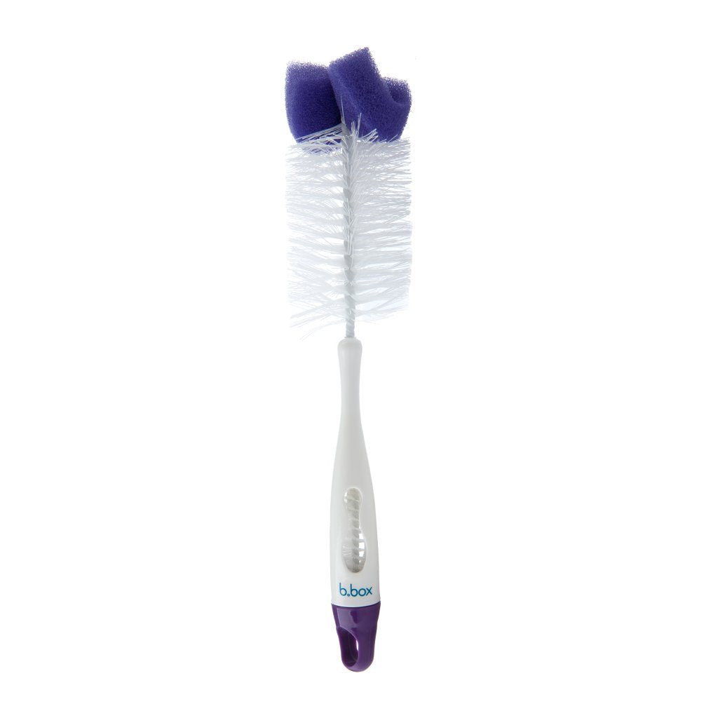 2-in-1 bottle and teat cleaner - plum punch - b.box for kids