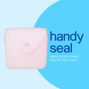 Pochette à lunch en silicone - Berry