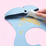 Bavoir en silicone - Sauge