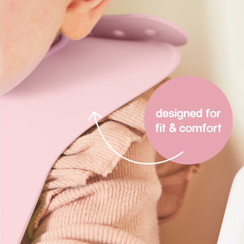 Bavoir en silicone - Sauge