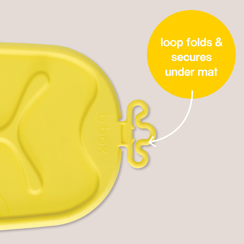 tapis de repas roll + go - lemon sherbet