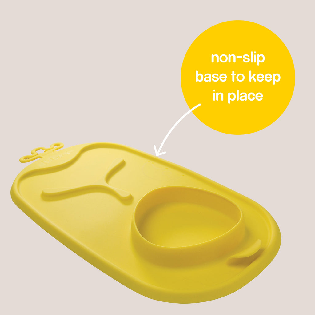 tapis de repas roll + go - lemon sherbet
