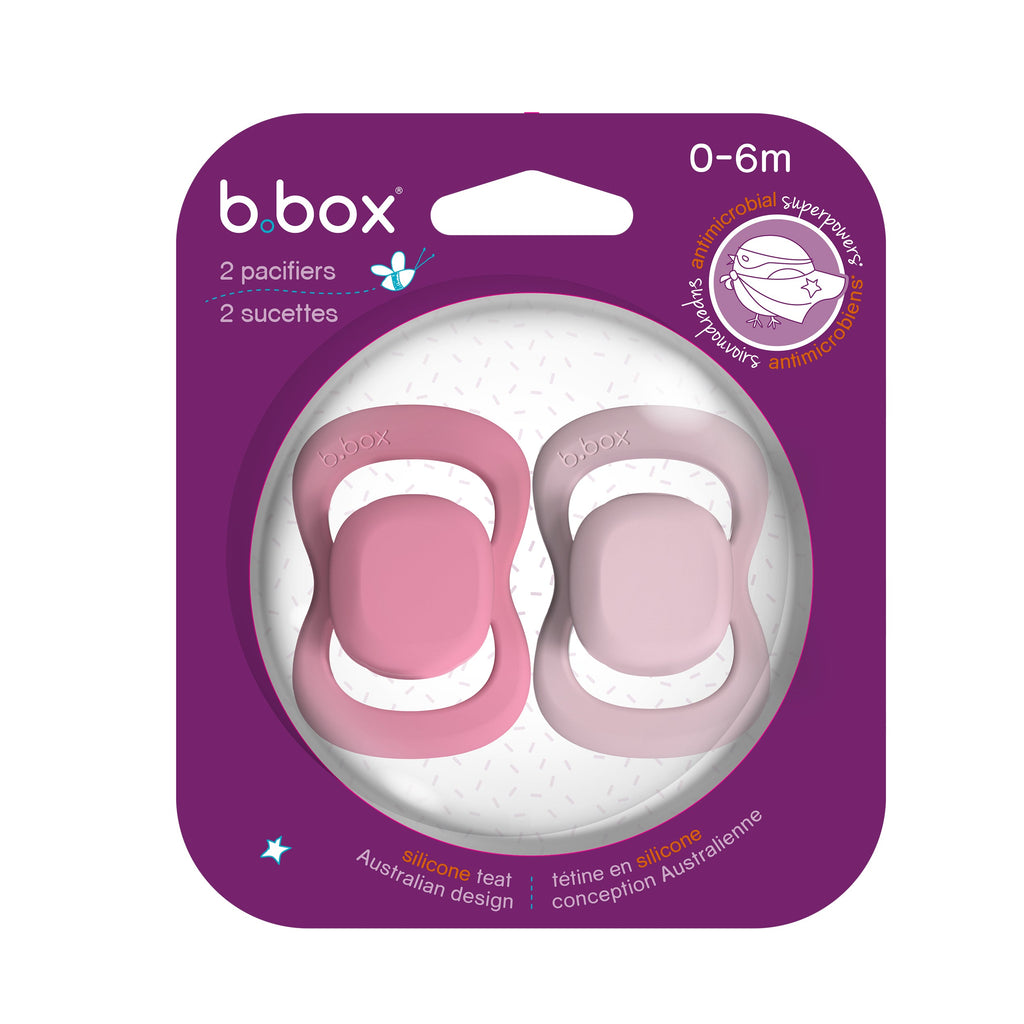 sucette double - berry + blush