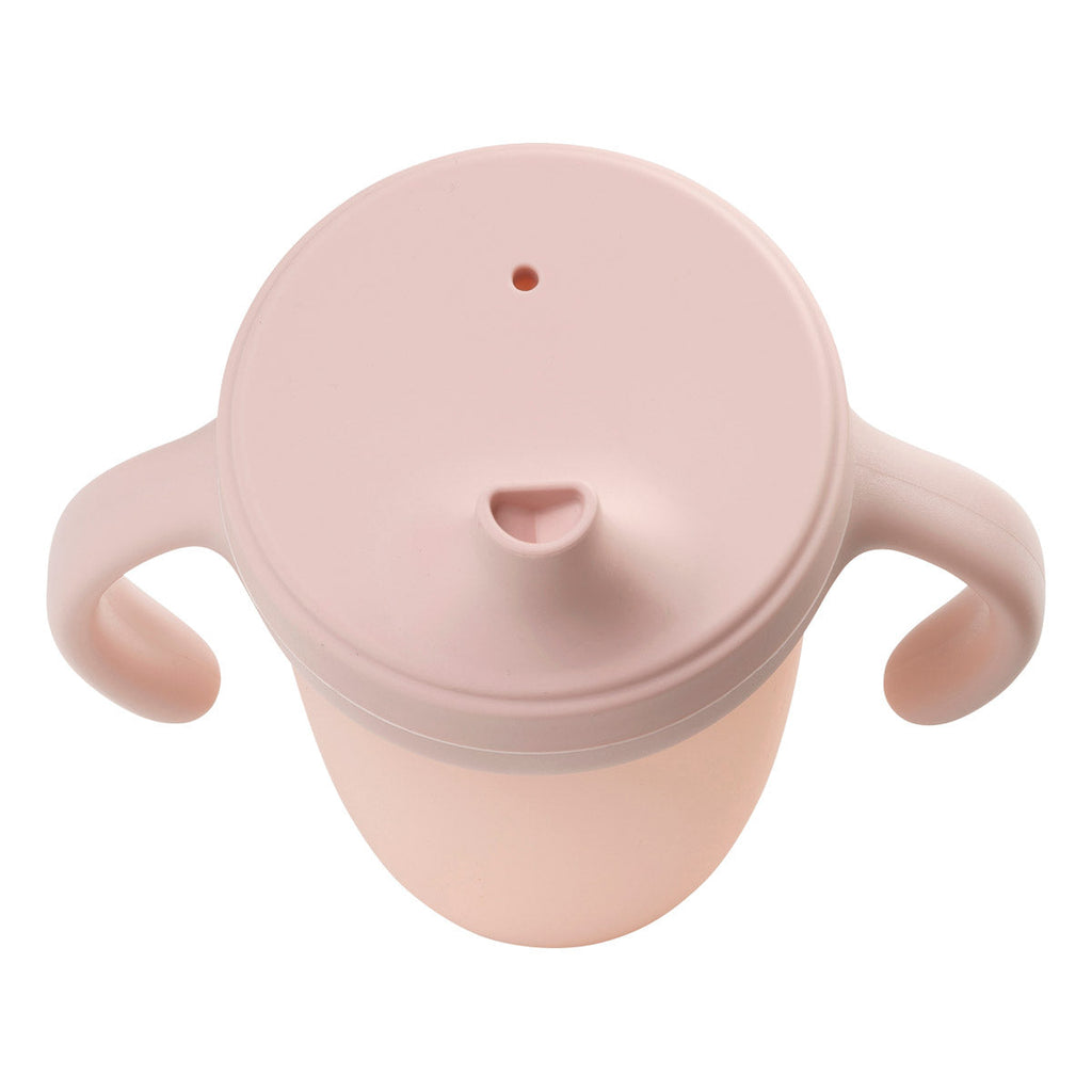 Gobelet à bec en silicone - blush