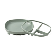 Assiette à ventouse  2 en 1 - sauge