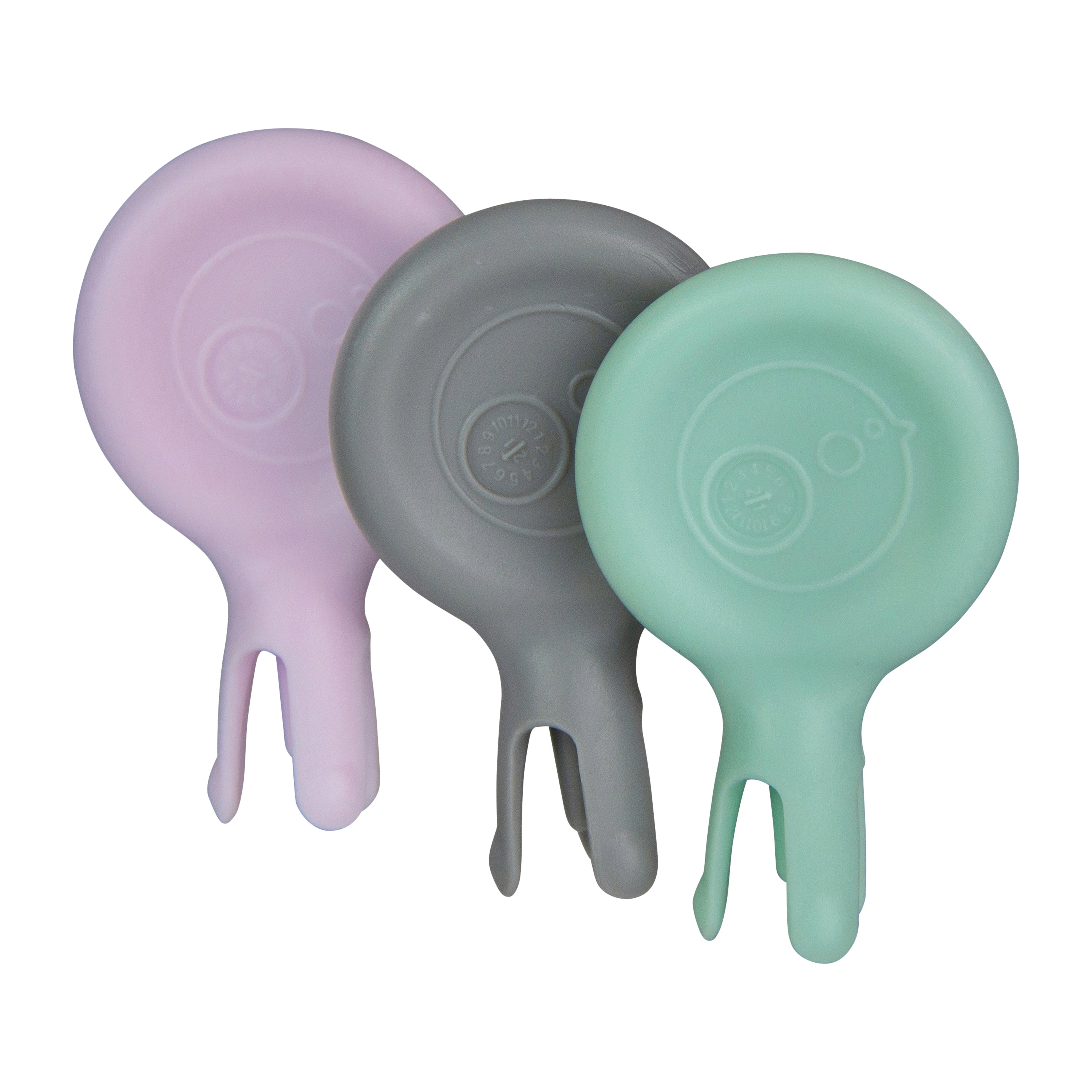 Lot de 3 mini couverts FLORK™ - pastel