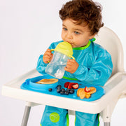 child with roll + go mealtime mat - passion splash - b.box for kids