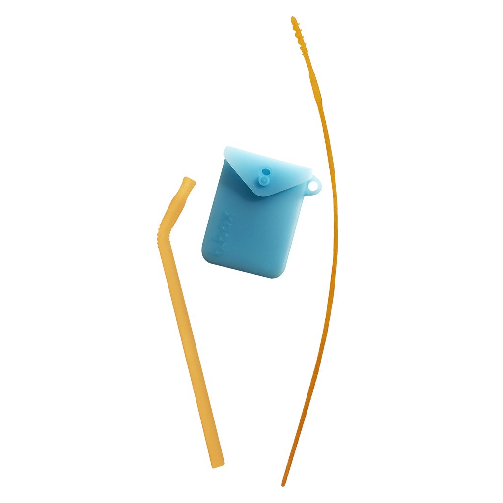 Silicone Straw Travel Set- b.box for kids