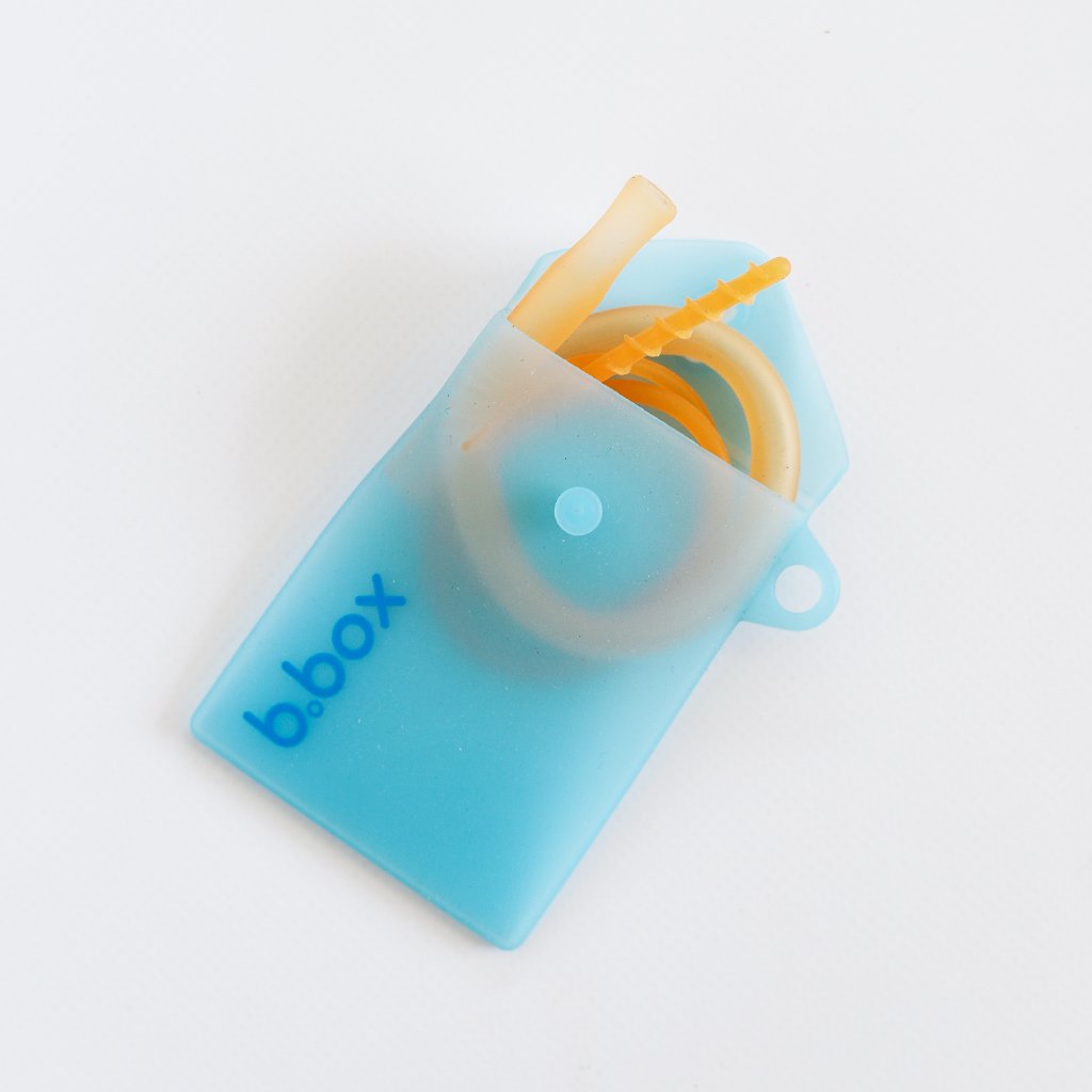 Silicone Straw Travel Set- b.box for kids