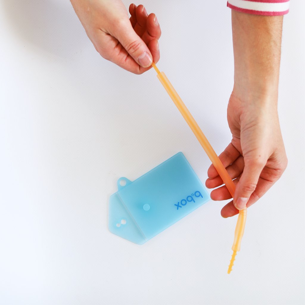 Silicone Straw Travel Set- b.box for kids