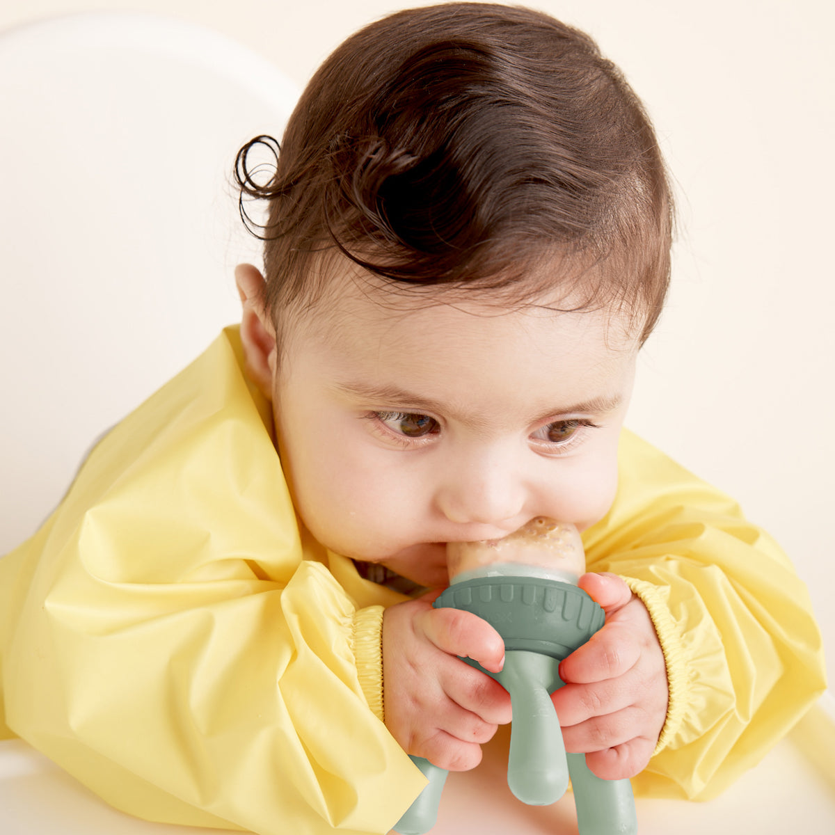 Grignoteuse en silicone pour aliments frais - sauge