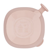 Bol + couvercle en silicone - blush