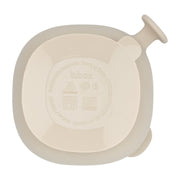 Bol + couvercle en silicone - latte