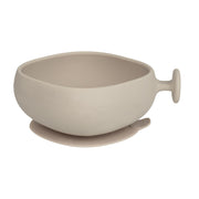 Bol + couvercle en silicone - latte