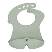 Bavoir en silicone - Sauge