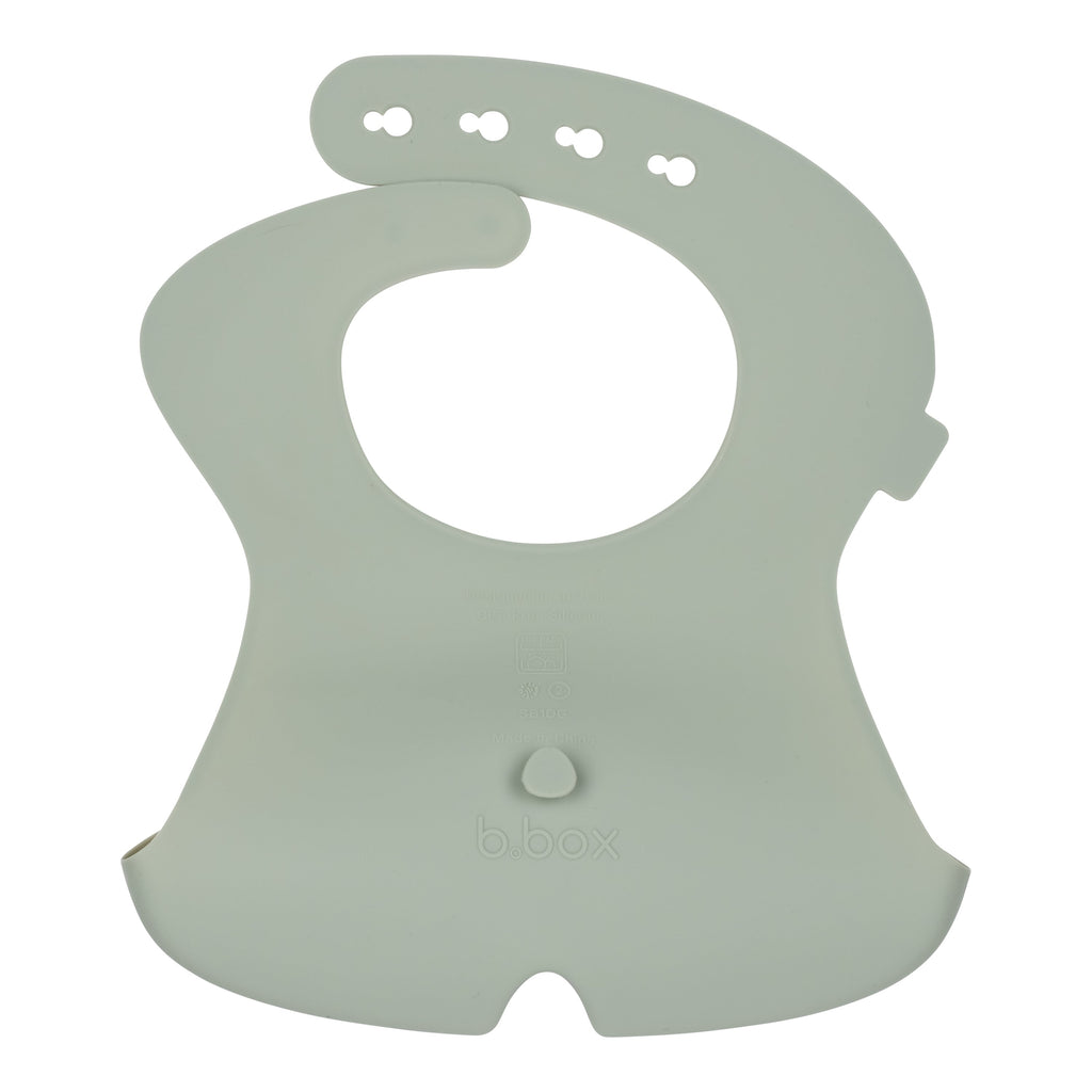 Bavoir en silicone - Sauge