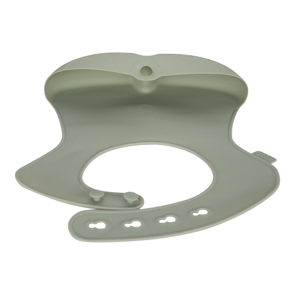 Bavoir en silicone - Sauge