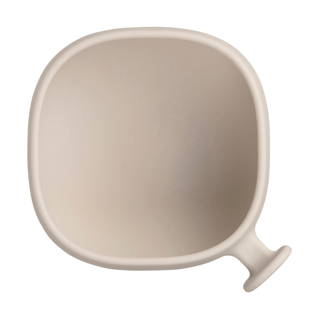 Bol + couvercle en silicone - latte