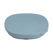 Assiette + couvercle en silicone - océan