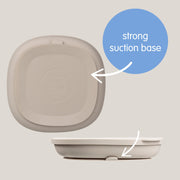 Assiette + couvercle en silicone - océan