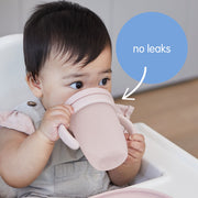 Gobelet à bec en silicone - blush