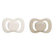 sucette double - vanille + latte (latex uniquement)