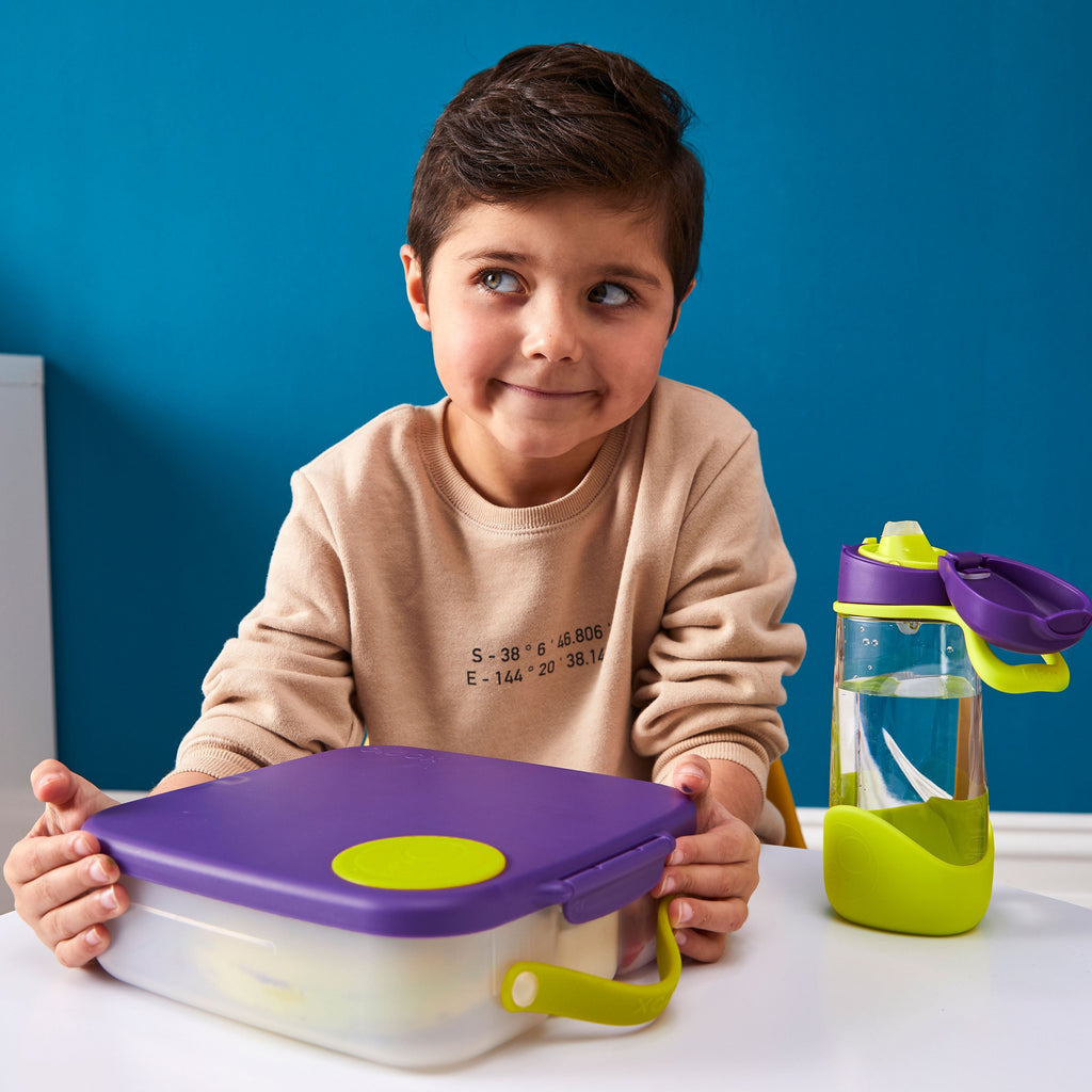 child with sport spout 450ml bottle - passion splash - b.box for kids